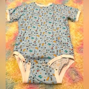 Men’s large animal print onesie abdl